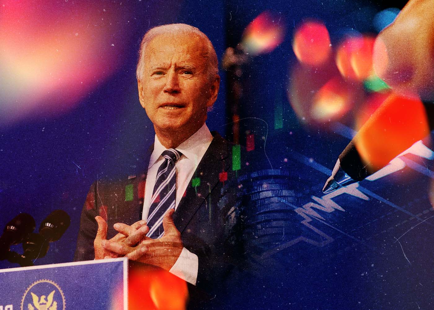 according to biden, the us economy will be stimulated using the private sector