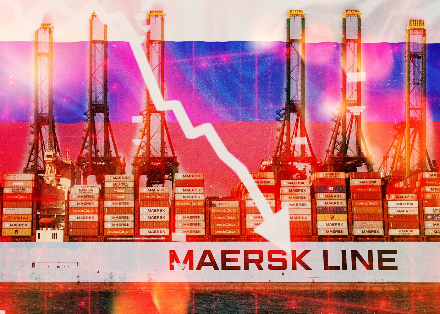 logistics giant maersk is completely out of russia