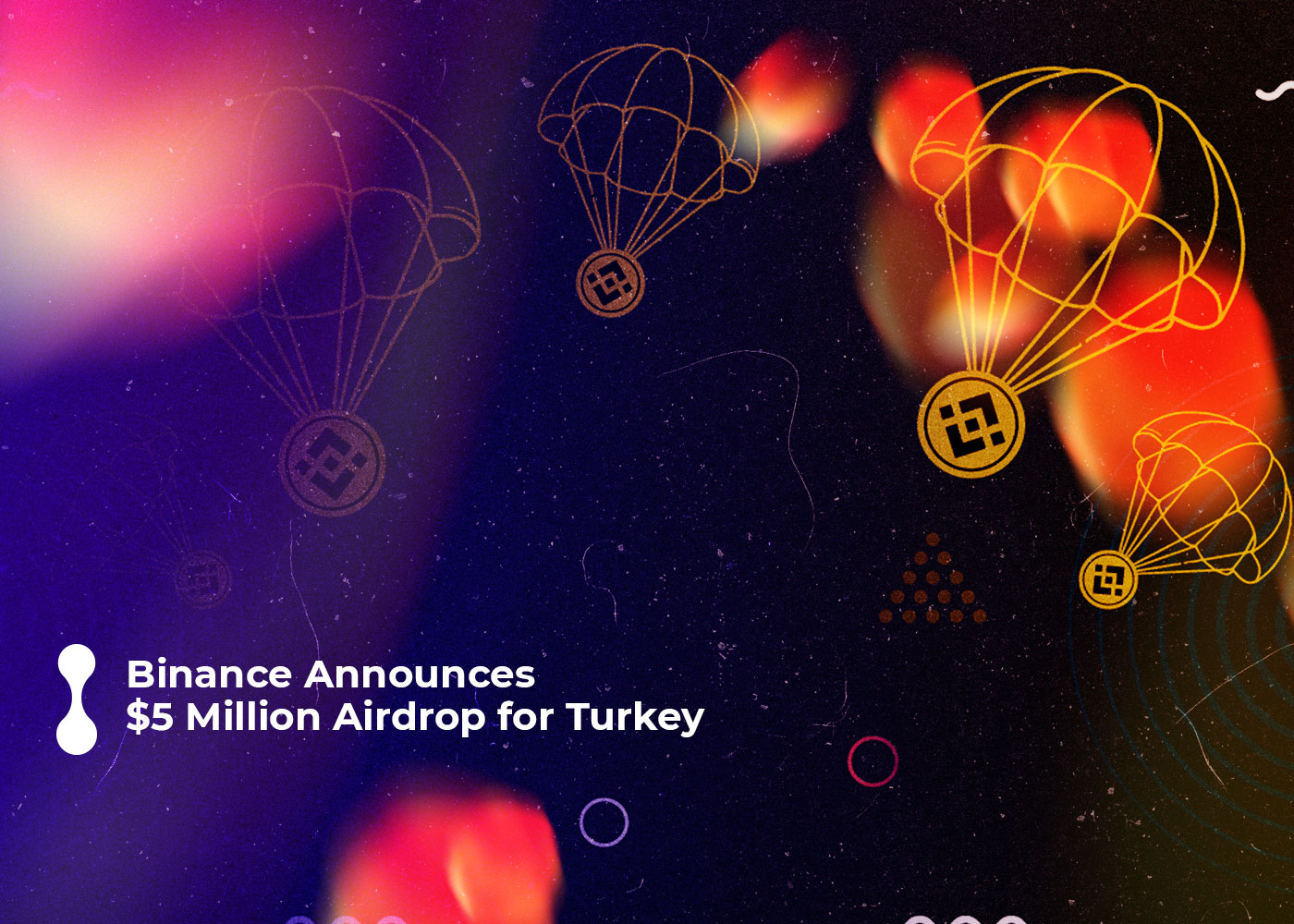 binance announces $5 million airdrop for turkey