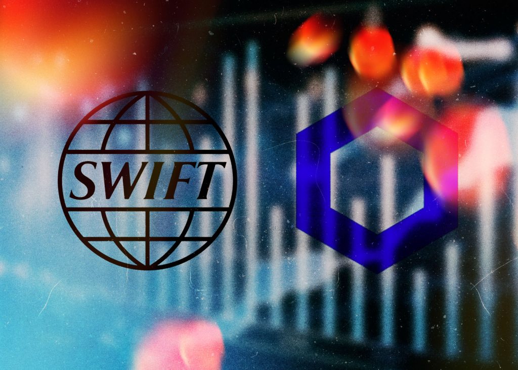 swift collaborates with chainlink for blockchain connectivity experiment