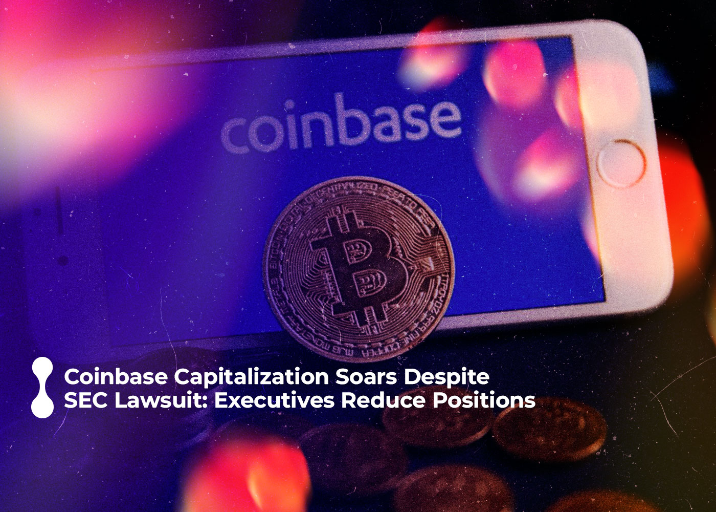 coinbase capitalization soars despite sec lawsuit executives reduce positions