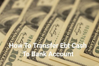 how to transfer ebt cash to bank account