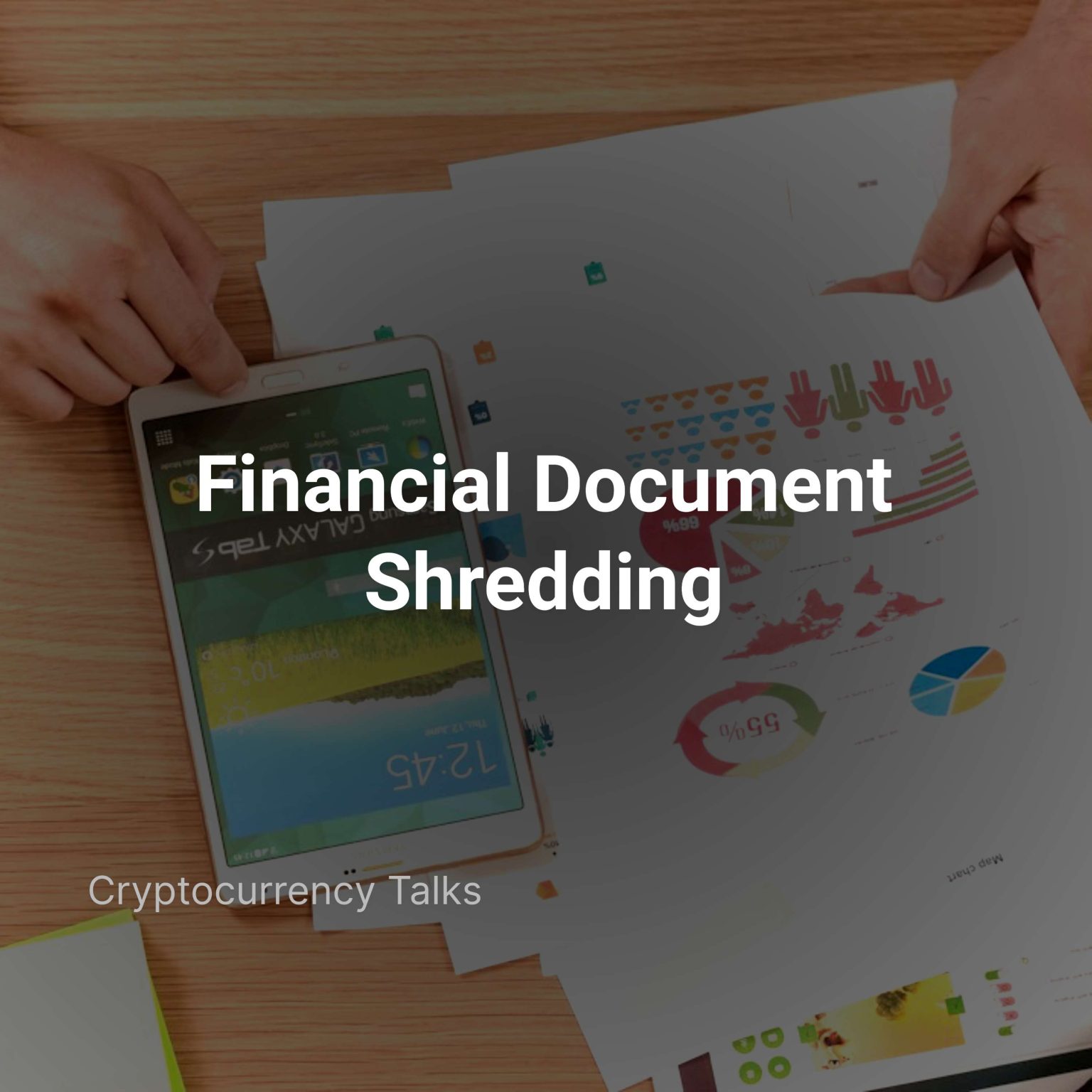 financial document shredding cover