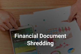 financial document shredding cover